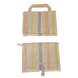 Woven Cotton Knot Pouch – Artisan Made in Guinea