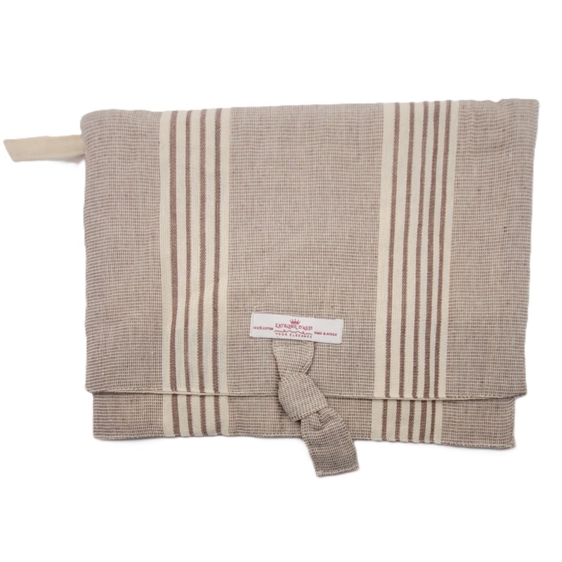 Pochette à Nœud Artisanale en Coton – Tissée en Guinée