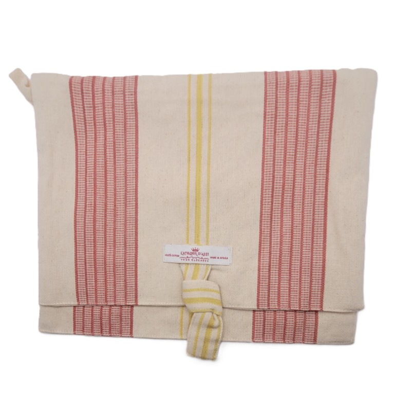 Woven Cotton Knot Pouch – Artisan Made in Guinea