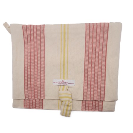 Woven Cotton Knot Pouch – Artisan Made in Guinea