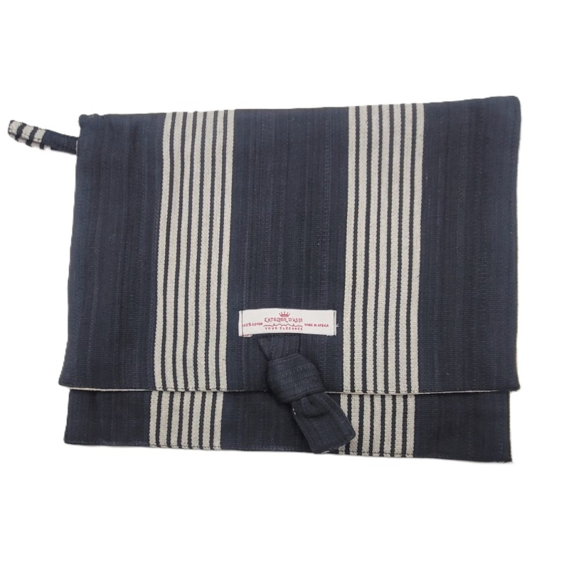Pochette à Nœud Artisanale en Coton – Tissée en Guinée