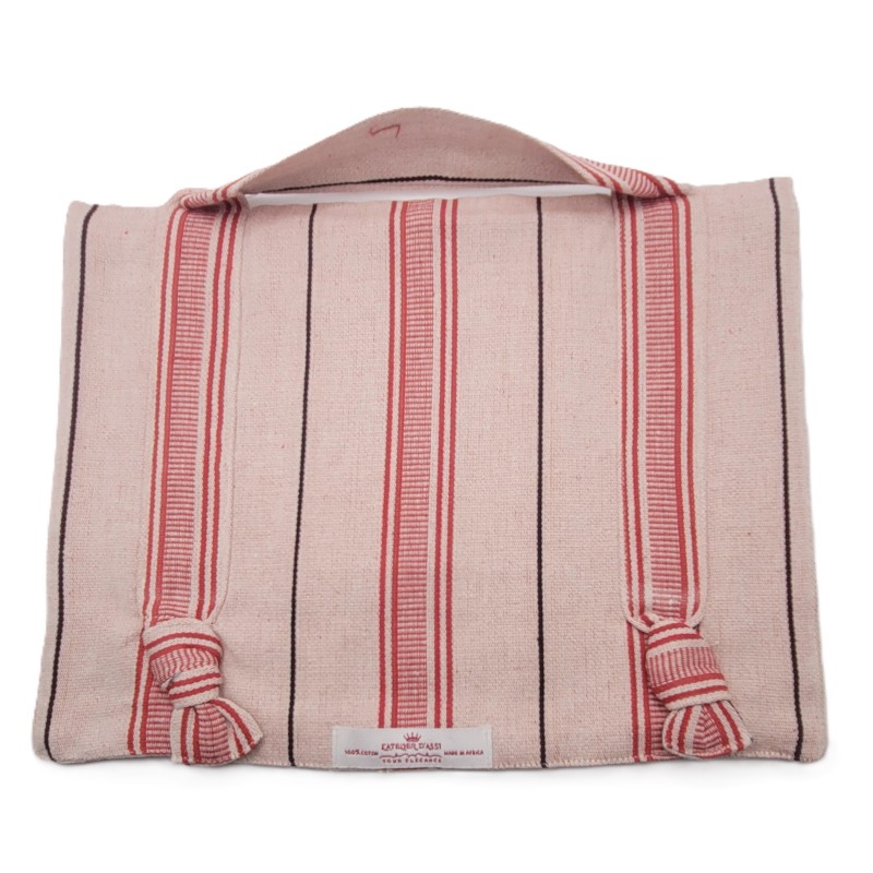 Pochette à Nœud Artisanale en Coton – Tissée en Guinée