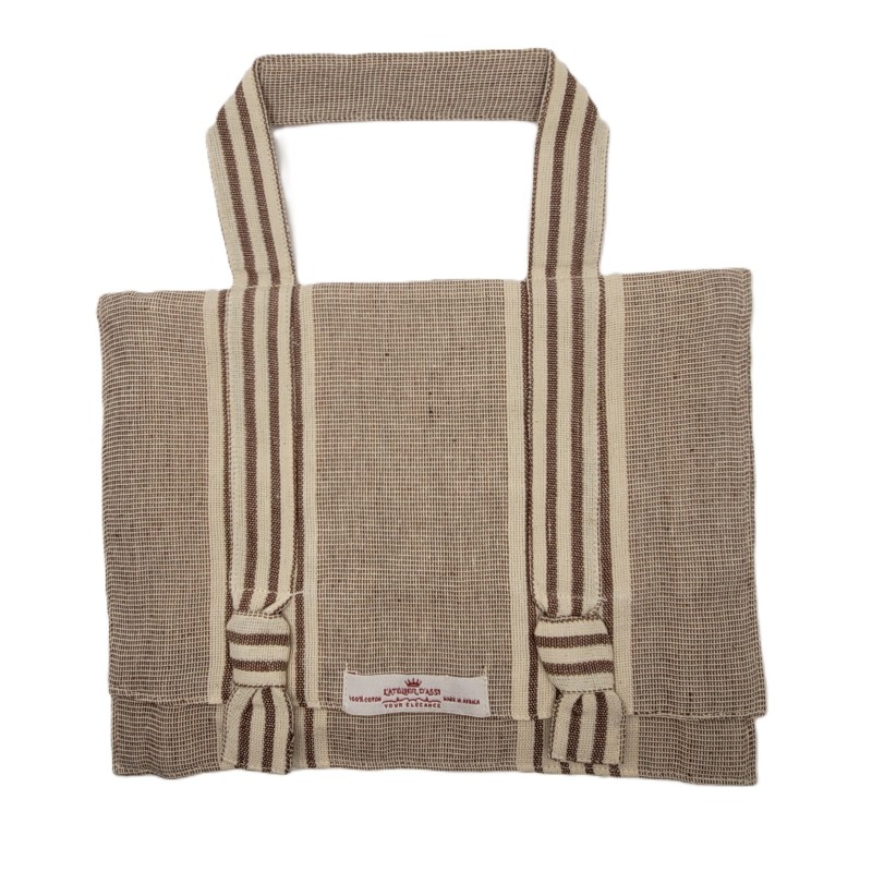 Handwoven Beauty Pouch – African Cotton Toiletry Bag