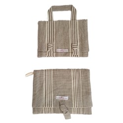 Trousse de beauté artisanale coton tissé – Guinée | L’Atelier d’Assi