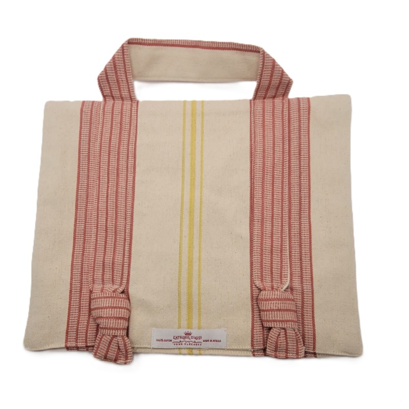 Trousse de beauté artisanale coton tissé – Guinée | L’Atelier d’Assi