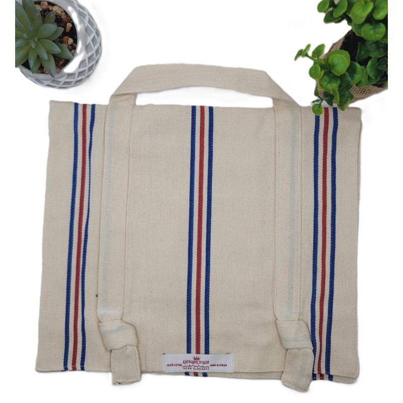 Trousse de beauté artisanale coton tissé – Guinée | L’Atelier d’Assi