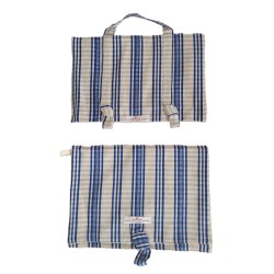 Handwoven Beauty Pouch – African Cotton Toiletry Bag