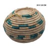 Handwoven Jewelry Box Sierra Leone – Natural African Decor