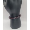 Bracelet Homme Marron Acajou Brillant | Bijou Élégant