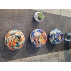 Handwoven Jewelry Box Sierra Leone – Natural African Decor