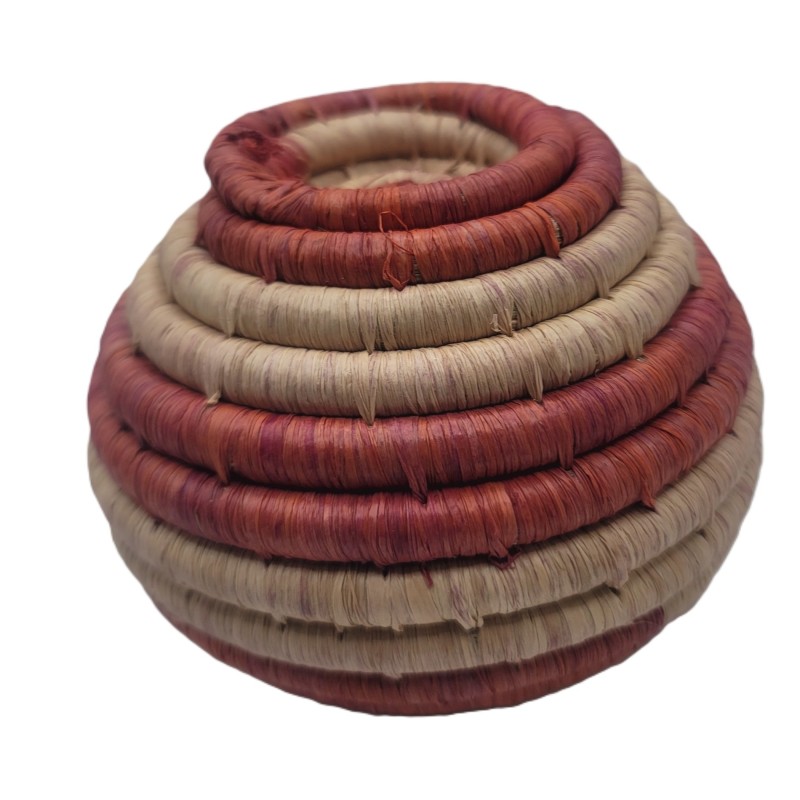 Handwoven Jewelry Box Sierra Leone – Natural African Decor