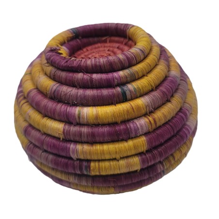 Handwoven Jewelry Box Sierra Leone – Natural African Decor