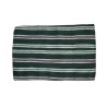 Set de table artisanal vert et écru en tissu tissé main de Guinée. Élégant, durable et parfait pour une décoration naturelle.
