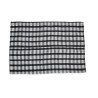 Set de table artisanal carreaux noir et écru | L’Atelier D’Assi