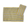 Serviette de table artisanale écru jaune et noir | L’Atelier D’Assi
