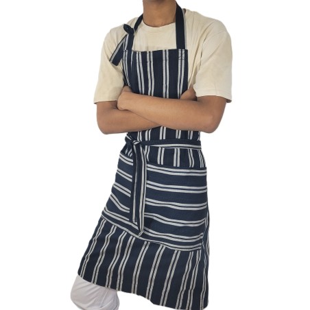 Tablier artisanal coton tissé – L’Atelier d’Assi