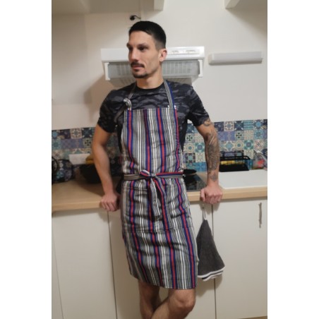 Handwoven Cotton Apron – L’Atelier d’Assi