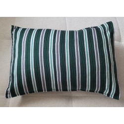 Handwoven Green & White Pillow cover – African Cotton Decor