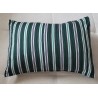 Housse de coussin vert blanc noir 60x40 | L’Atelier D’Assi