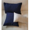 Housse de coussin écru et noir 60x40 | L’Atelier D’Assi