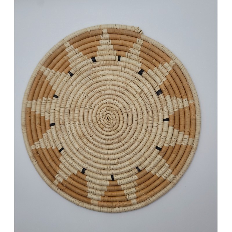 Handwoven Natural Fiber Placemat – Fouta, Guinea