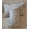 Housse de coussin écru et noir 60x40 | L’Atelier D’Assi