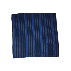 Housse de coussin bleu royal et noir 60x40 | L’Atelier D’Assi
