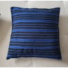 Housse de coussin bleu royal et noir 60x40 | L’Atelier D’Assi
