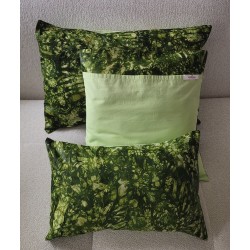 Housse de coussin Kindini vert olive | L’Atelier D’Assi