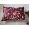 Housse de coussin Kindini bordeaux foncé | L’Atelier D’Assi