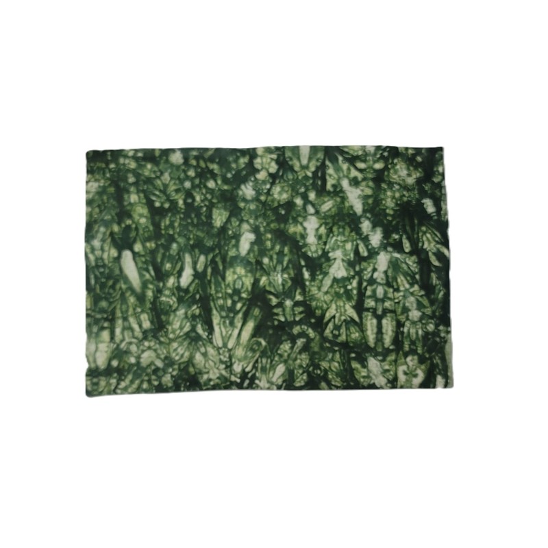 Housse de coussin Kindini vert batik – L’Atelier D’Assi