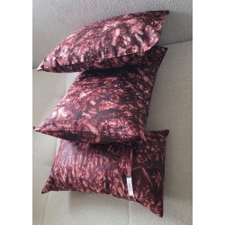 Housse de coussin Kindini bordeaux foncé moyen | L’Atelier D’Assi