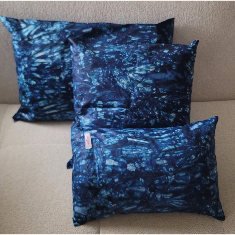 Housse de coussin Kindini bleu turquoise | L’Atelier D’Assi