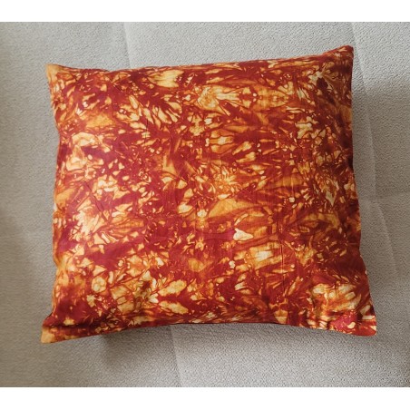 Housse de coussin Kindini orange et rouge | L’Atelier D’Assi