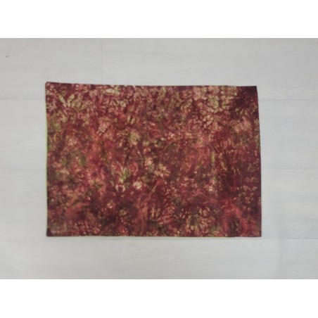 Housse de coussin Kindini rouge et vert olive | L’Atelier D’Assi
