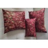 Housse de coussin Kindini rouge et vert olive | L’Atelier D’Assi