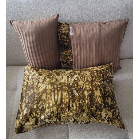 Housse de coussin Kindini jaune doré | L’Atelier D’Assi