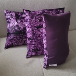 Housse de coussin Kindini violet profond | L’Atelier D’Assi