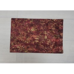 Housse de coussin Kindini rouge et vert olive | L’Atelier D’Assi