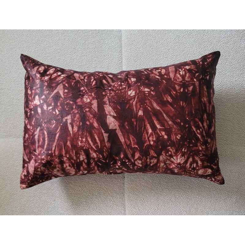 Housse de coussin Kindini bordeaux foncé moyen | L’Atelier D’Assi