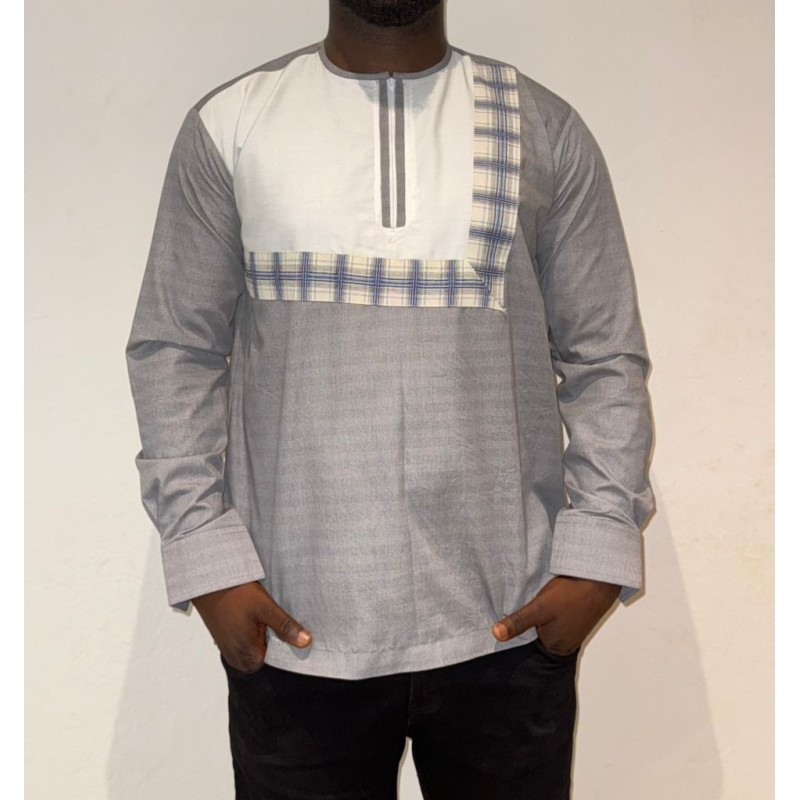 African Men’s Long-Sleeve Shirts – Signature Collection | Atelier D’Assi