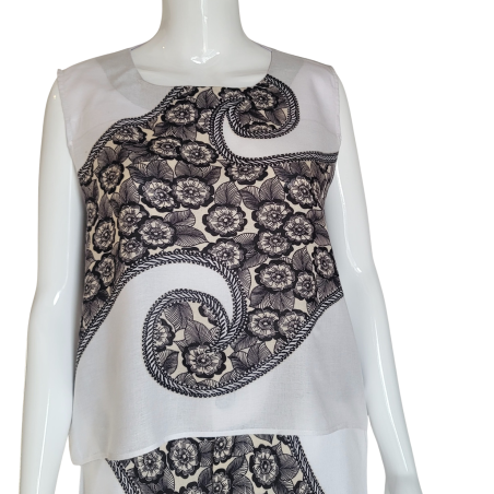 Haut artisanal femme – Élégance artisanale | L’Atelier D’Assi