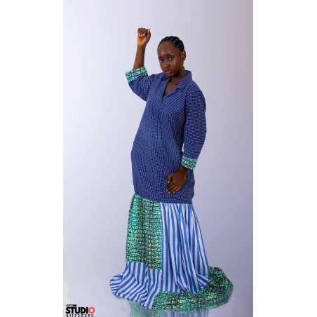 Handcrafted Long African Dress – L’Atelier D’Assi