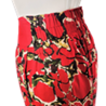 Pantalon Large Rouge Imprimé Abstrait | L’Atelier D’Assi