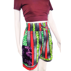 Handcrafted Wax Shorts – African Fashion – L’Atelier D’Assi