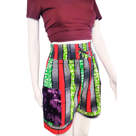 Handcrafted Wax Shorts – African Fashion – L’Atelier D’Assi