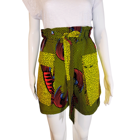 Handcrafted Wax Shorts – African Fashion – L’Atelier D’Assi