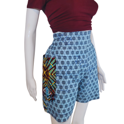 Handcrafted Wax Shorts – African Fashion – L’Atelier D’Assi