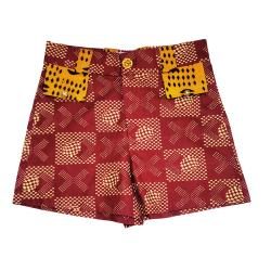 Handcrafted Wax Shorts – African Fashion – L’Atelier D’Assi