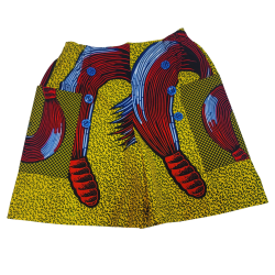 Handcrafted Wax Shorts – African Fashion – L’Atelier D’Assi